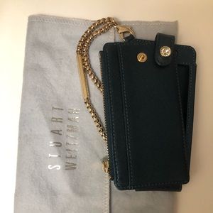 NWB Stuart Weitzman Phone Case with Card Holder